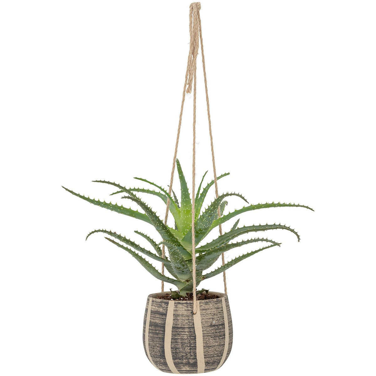 Bloomingville Madi Topf Hängend Steingut Ø15,5 Cm, Braun