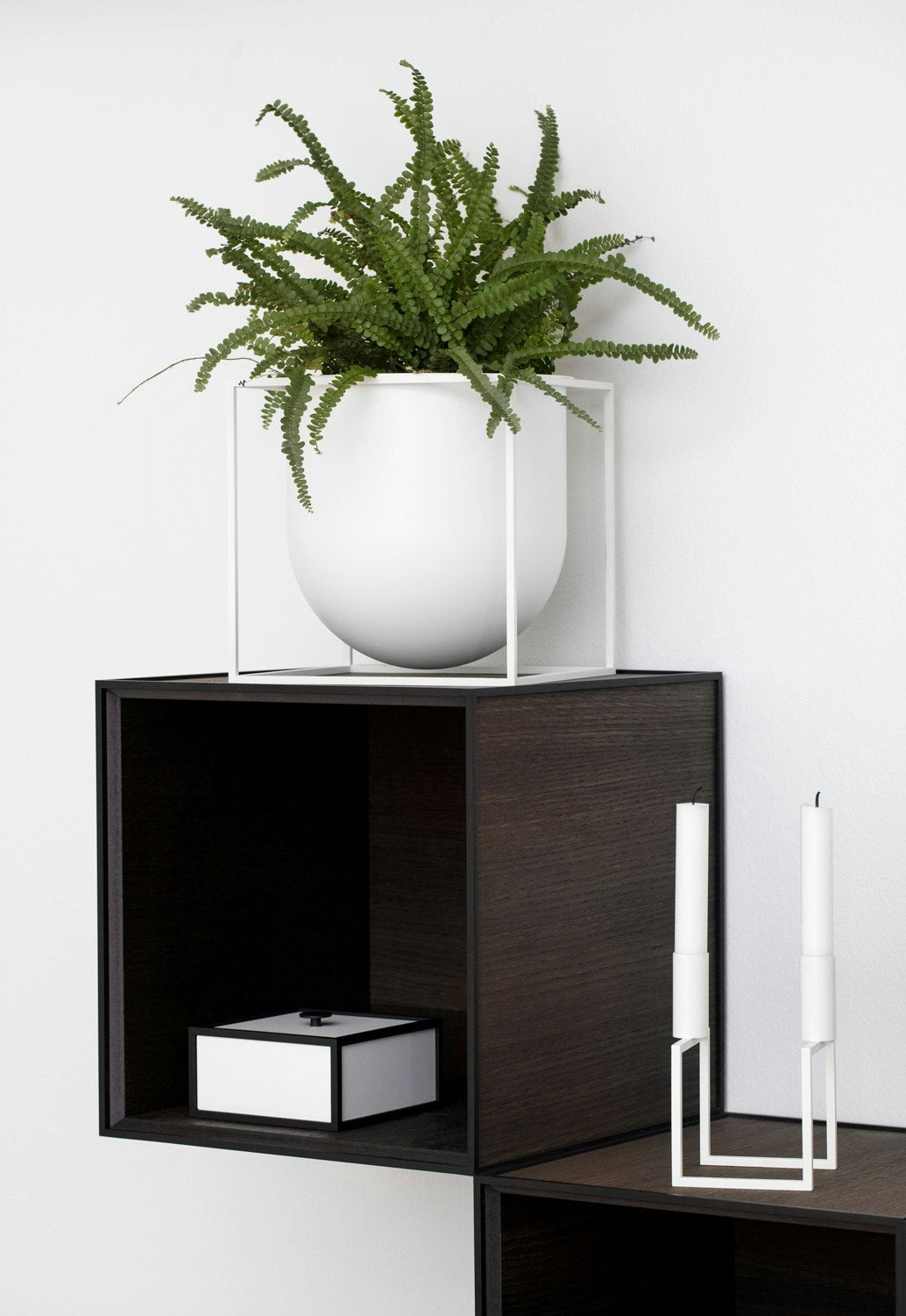 By Lassen Kubus Flowerpot 23, White