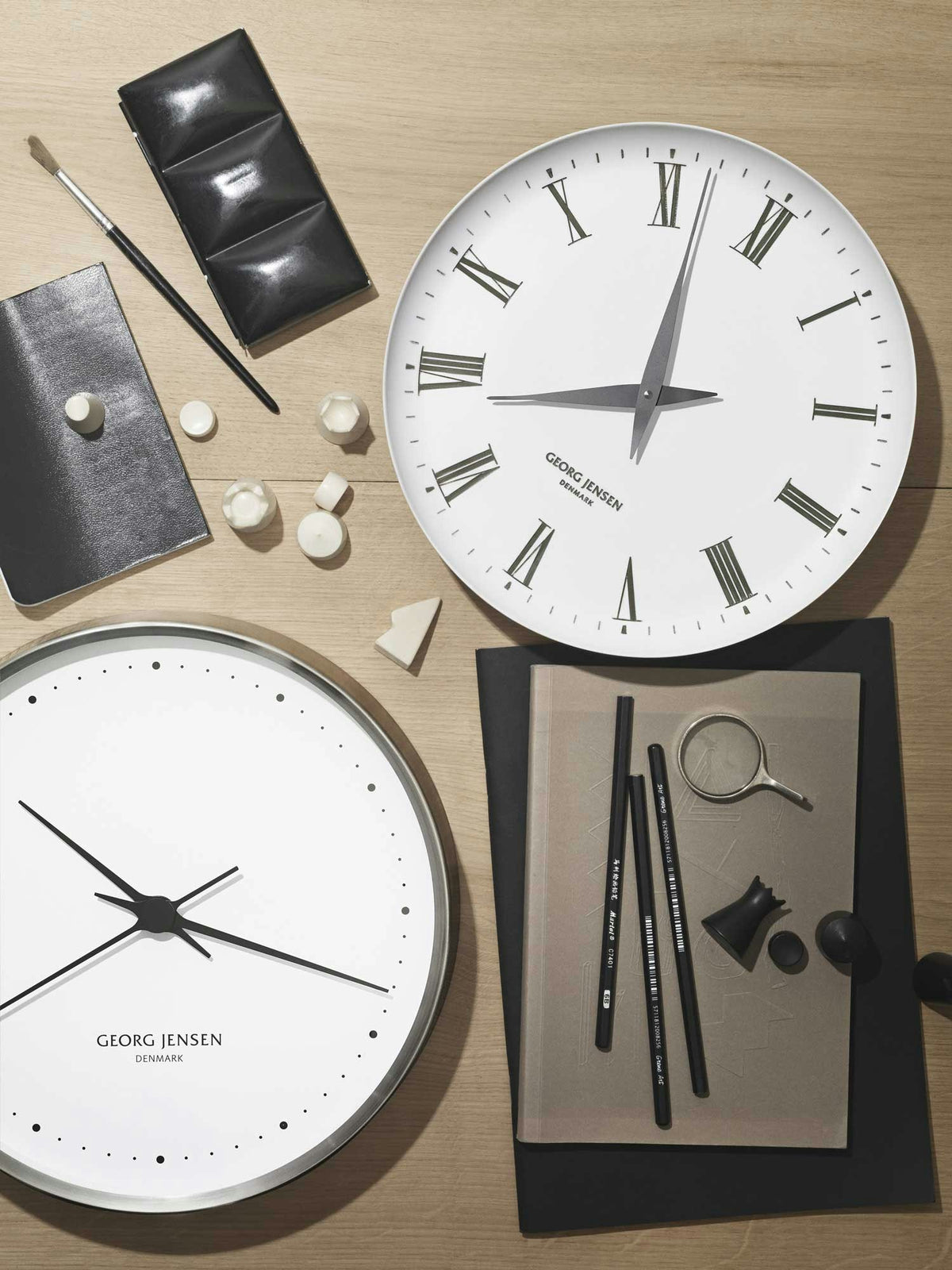 Georg Jensen Henning Koppel Uhr, 22 Cm