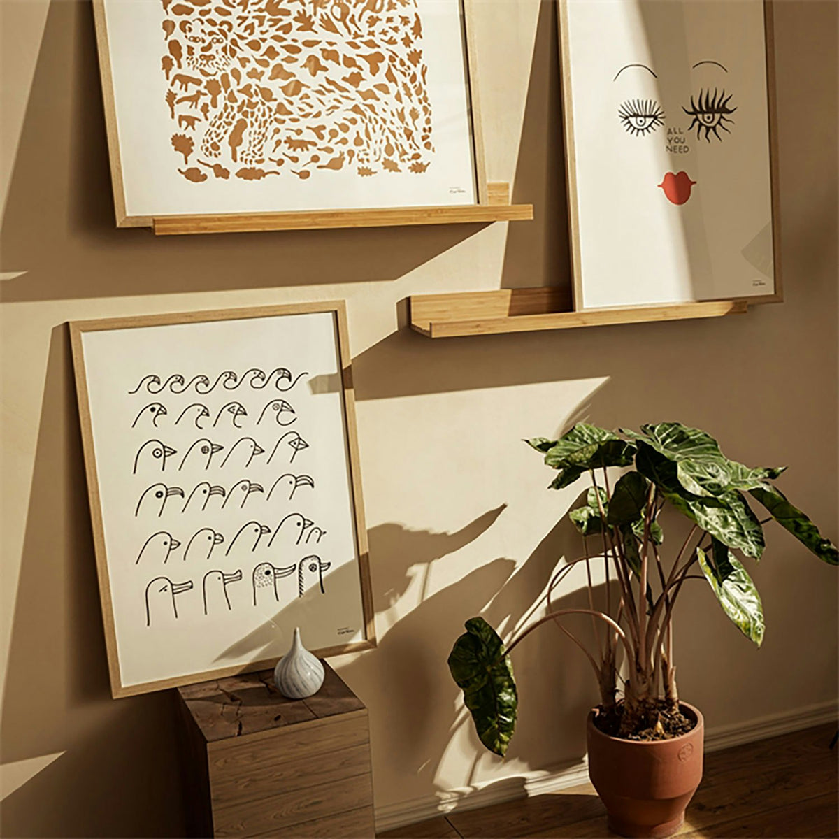 Iittala Oiva Toikka Collection Poster 50x70 Cm, Cheetah