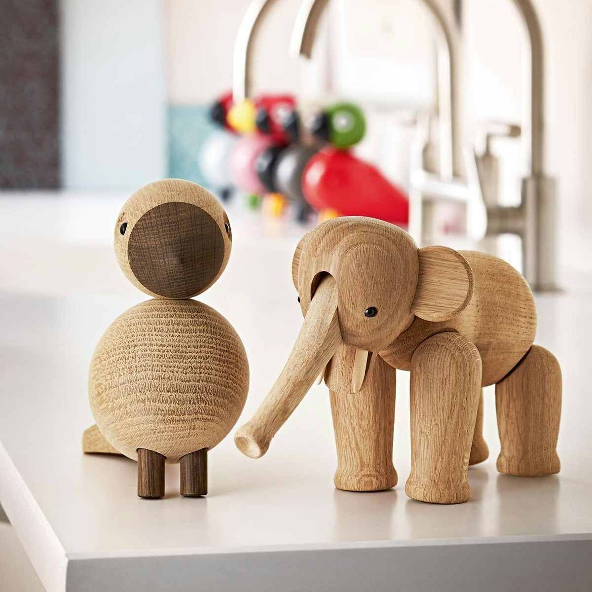 Kay Bojesen Elefant, Eiche