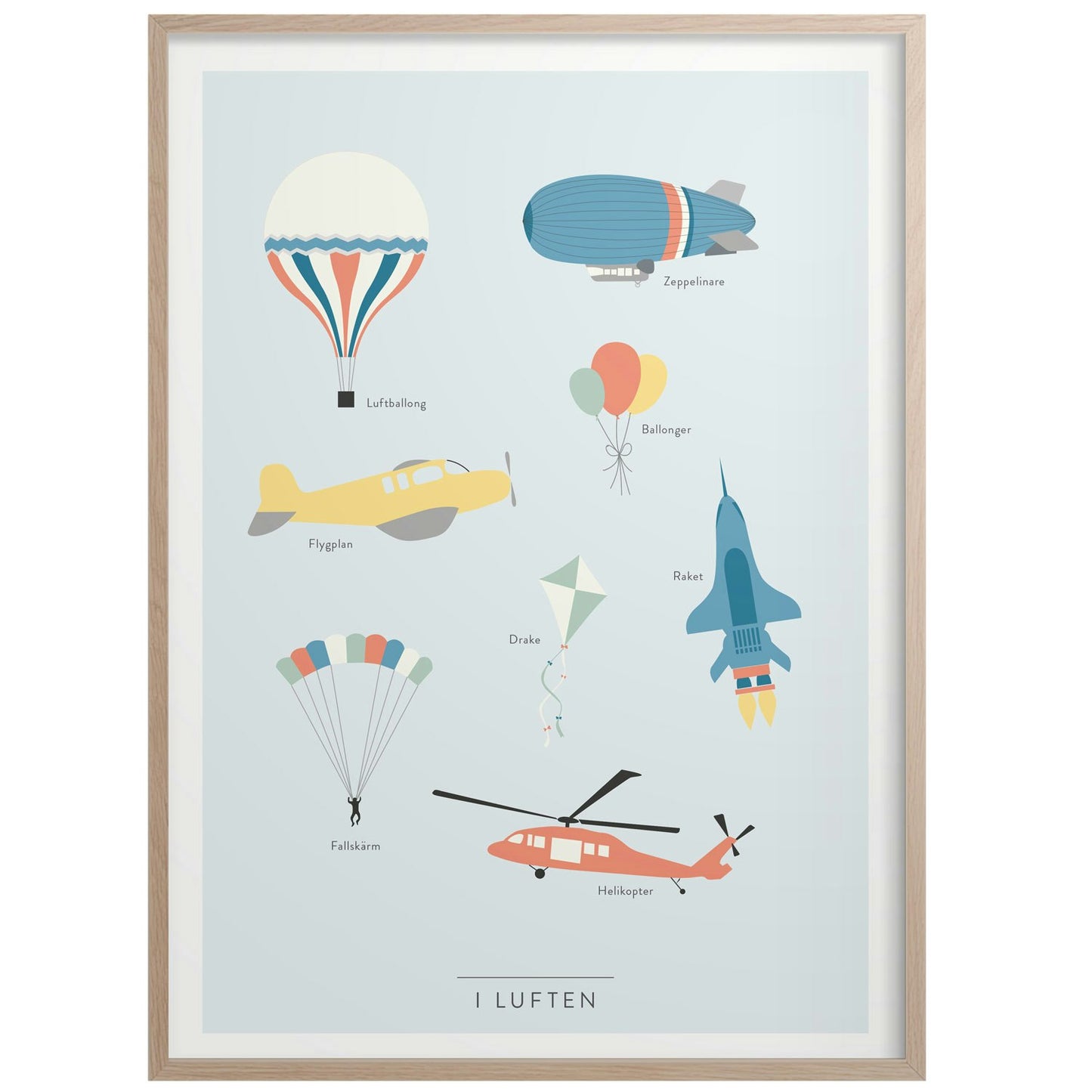 I Luften Poster 50x70 Cm