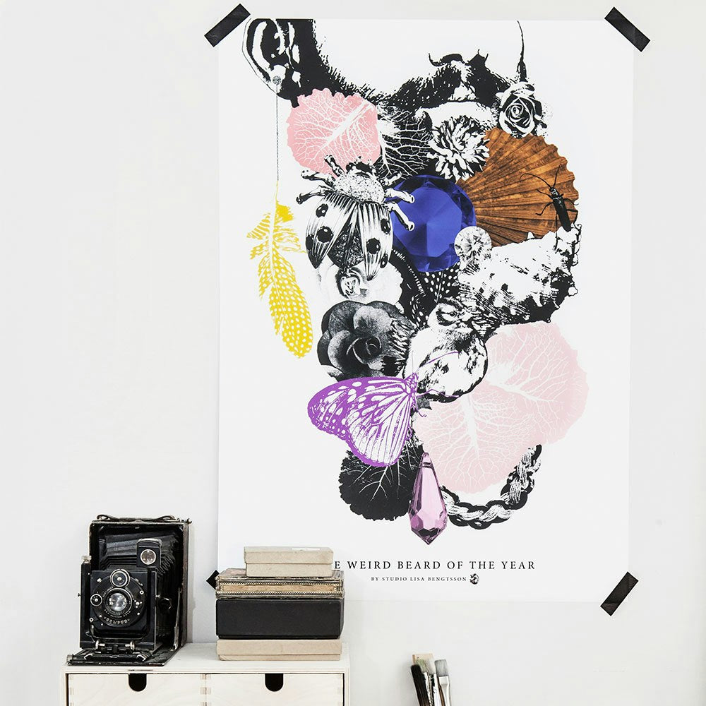 The Weird Beard Of The Year Poster, 50x70cm