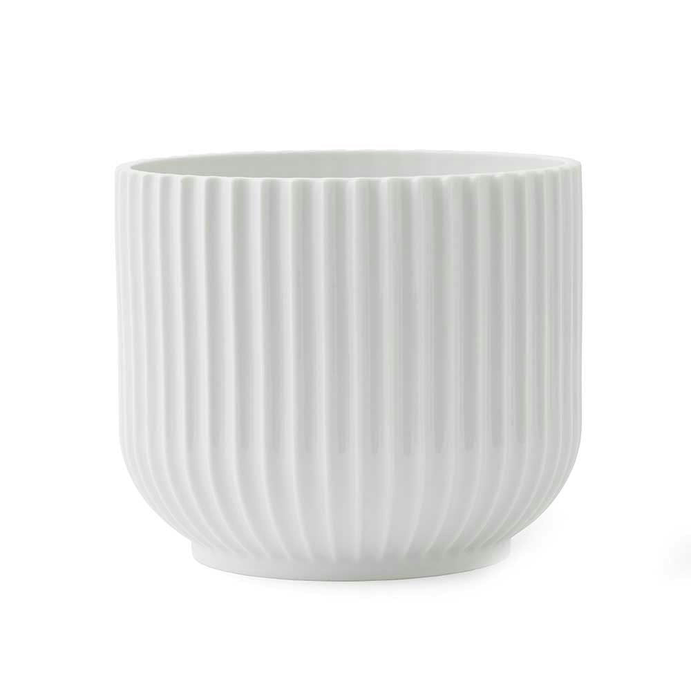 Lyngby Porcelæn Lyngby Blumenvase Medium, Weiss
