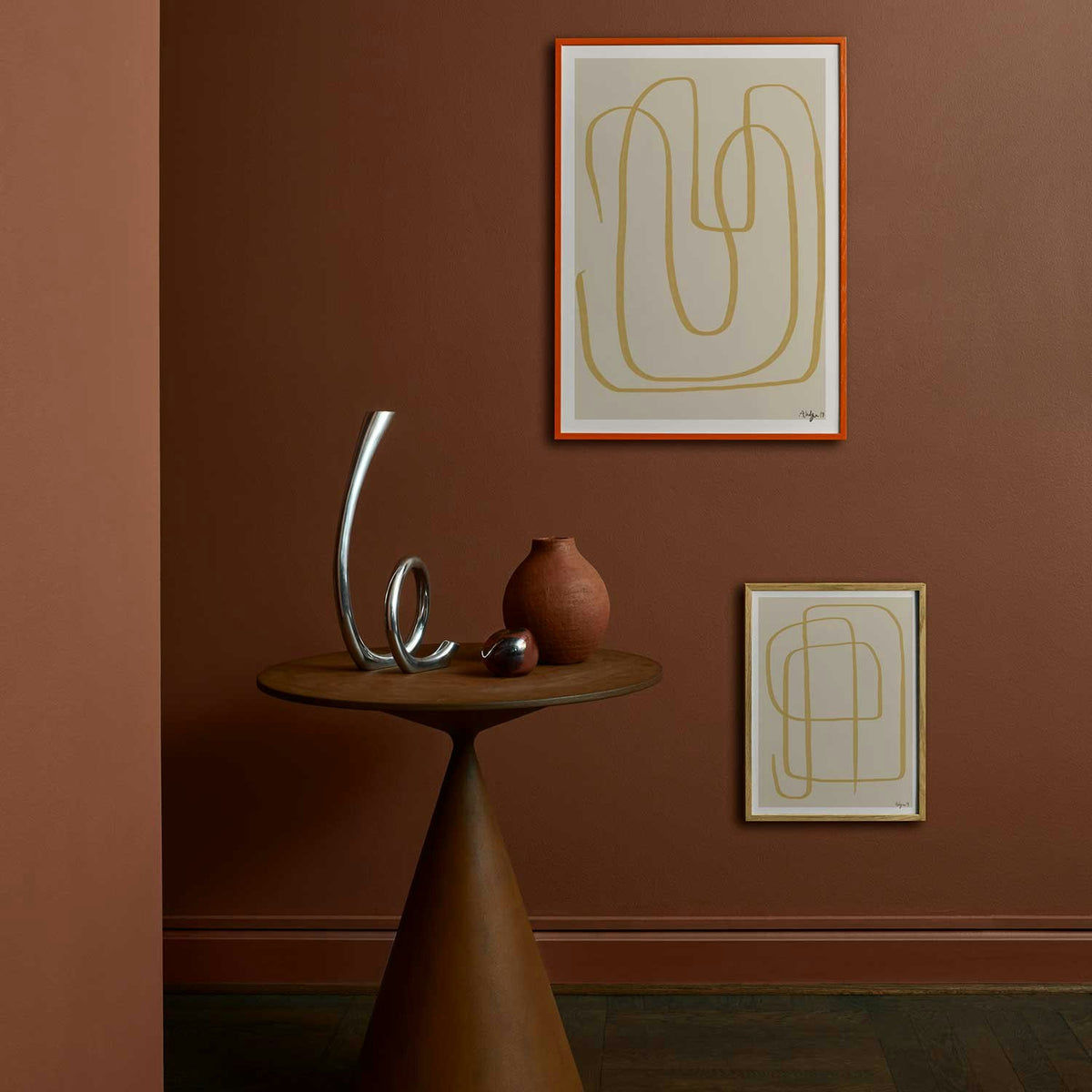 Different Ways II Yellow Poster, 30 X 40 Cm