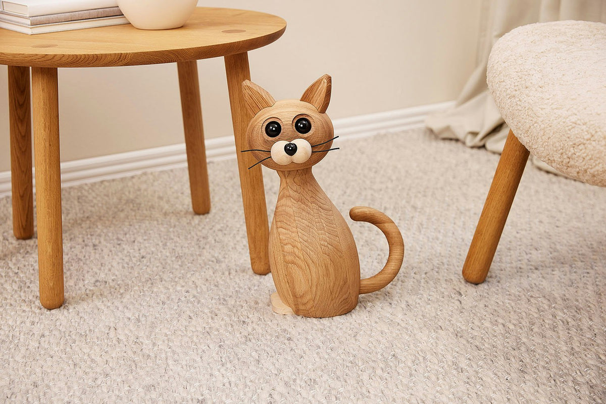 Spring Copenhagen Lucky Cat Holzfigur 42 Cm