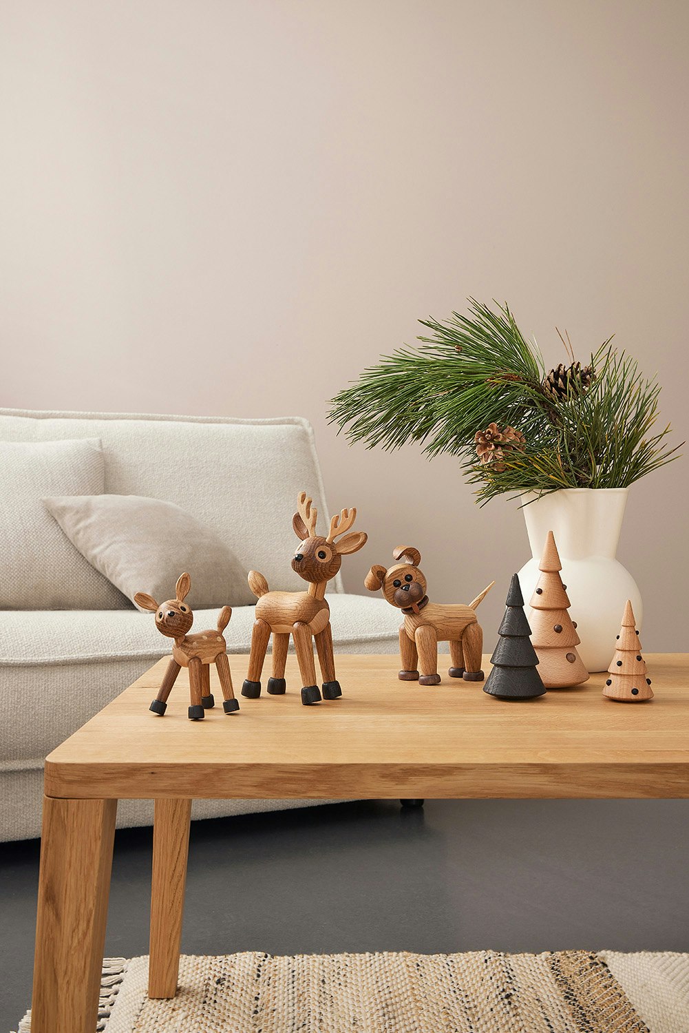 Spring Copenhagen Spirit Deer Holzfigur 19 Cm