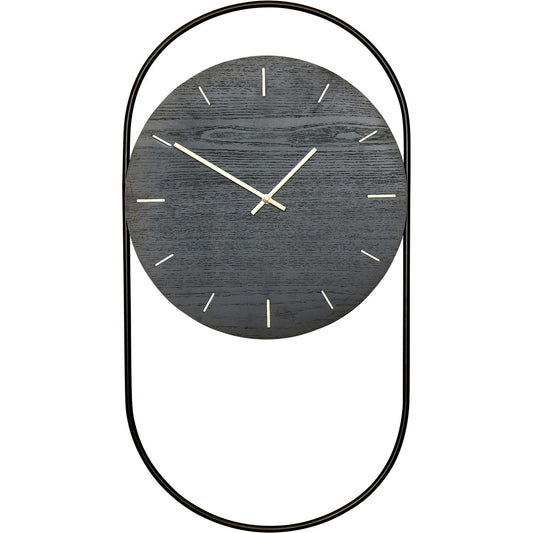 Andersen A-Wall Wanduhr, Schwarz
