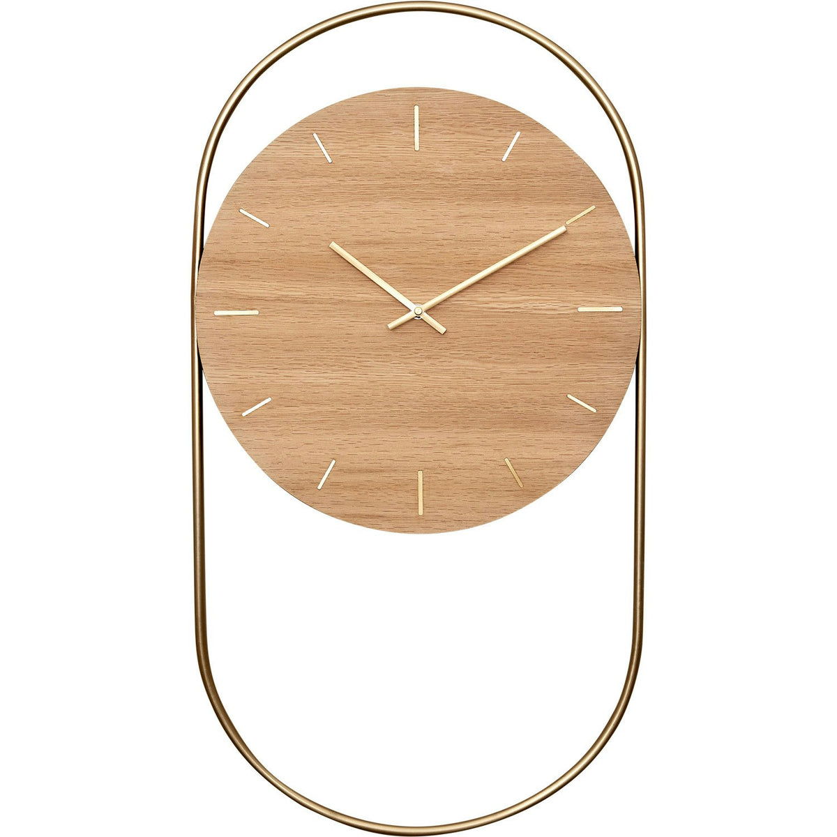 Andersen A-Wall Wanduhr, Eiche