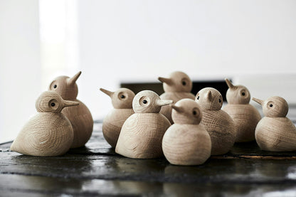 Andersen Birdie Vogel Holzfigur Eiche, Mittelgroß