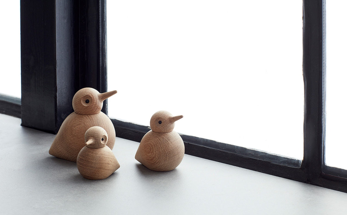 Andersen Birdie Vogel Holzfigur Eiche, Klein