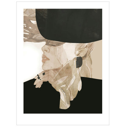  Graceful Kunstdruck Signiert 50x70 Cm