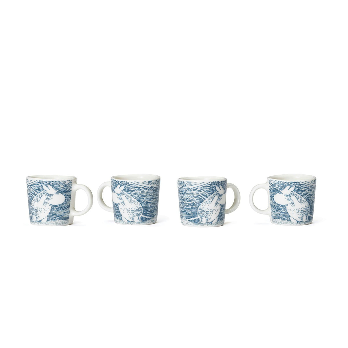 Arabia Set Mit Mini-Bechern 4-er Set Snöyra