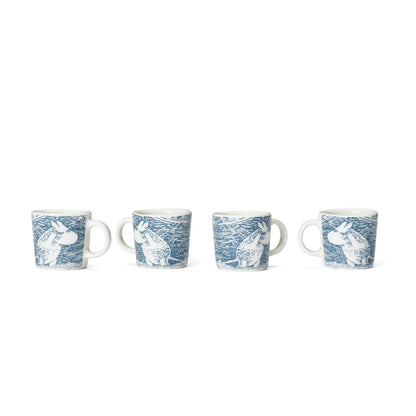 Arabia Set Mit Mini-Bechern 4-er Set Snöyra