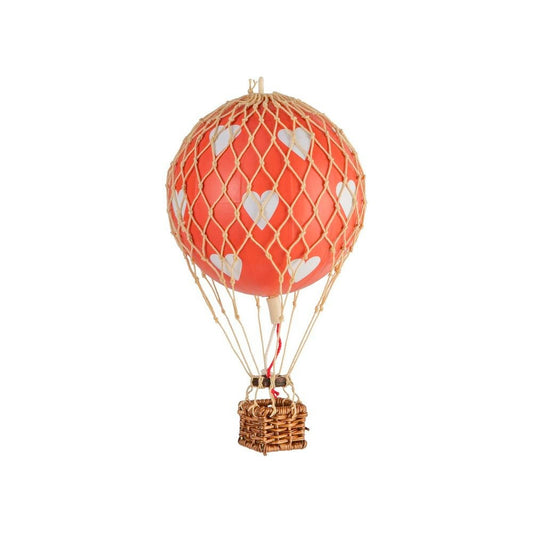  Floating The Skies Heißluftballon 13x8.5 Cm, Red Hearts