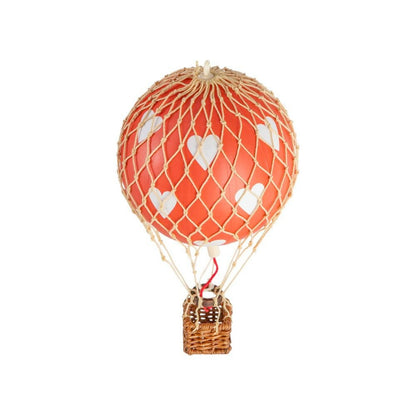  Floating The Skies Heißluftballon 13x8.5 Cm, Red Hearts