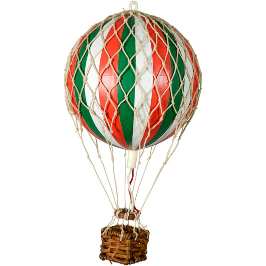  Floating The Skies Heißluftballon 13x8.5 Cm, Tricolore