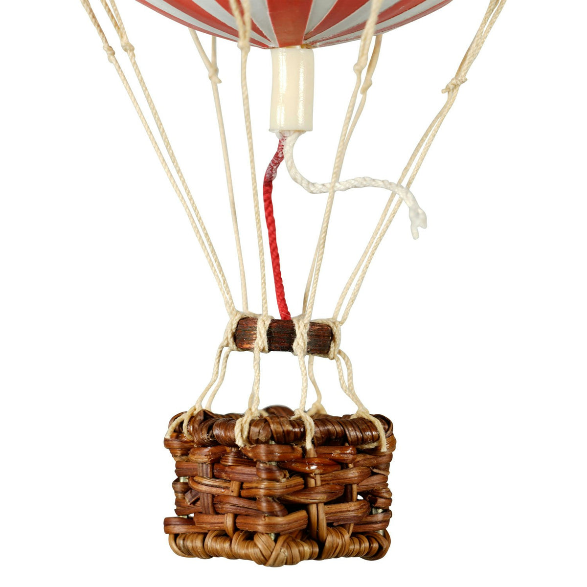  Floating The Skies Heißluftballon 13x8.5 Cm, Rot / Weiß