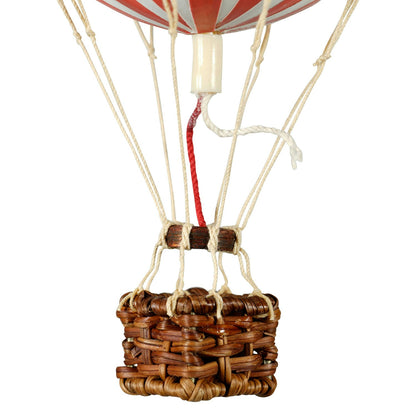  Floating The Skies Heißluftballon 13x8.5 Cm, Rot / Weiß