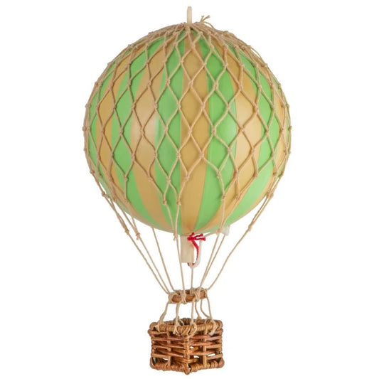  Floating The Skies Heißluftballon 13x8.5 Cm, True Green