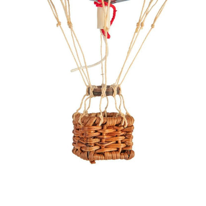  Floating The Skies Heißluftballon 13x8.5 Cm, True Red