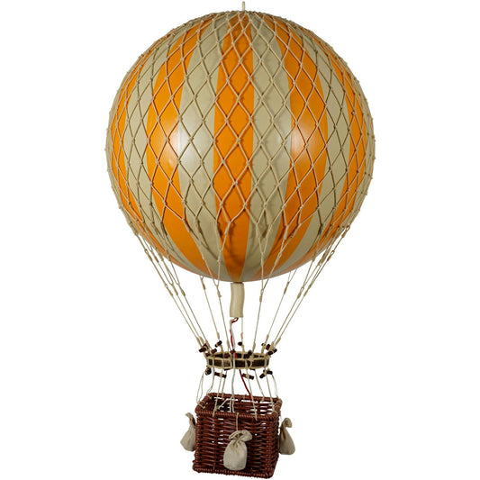  Royal Aero Heißluftballon 32x56 Cm, Orange / Elfenbein