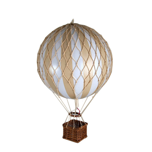  Travels Light Heißluftballon 18x30 Cm, White Ivory