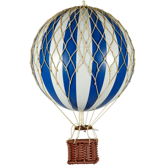  Travels Light Heißluftballon 18x30 Cm, Blau / Weiß
