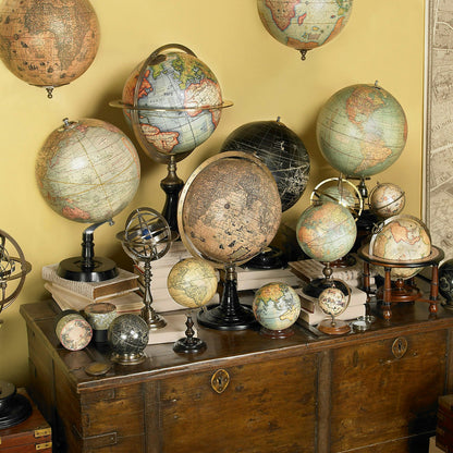  Vaugondy 1745 Globe, Noir