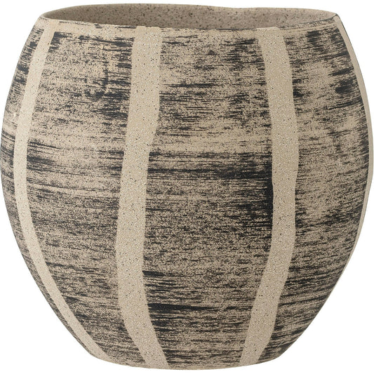 Bloomingville Madi Topf Steingut Ø18,5 Cm, Braun