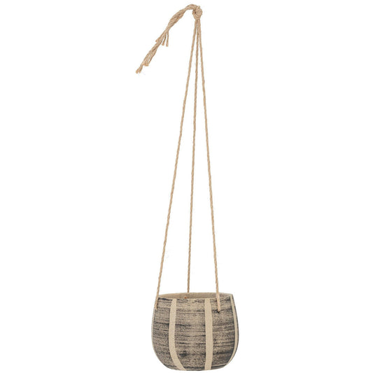 Bloomingville Madi Topf Hängend Steingut Ø15,5 Cm, Braun