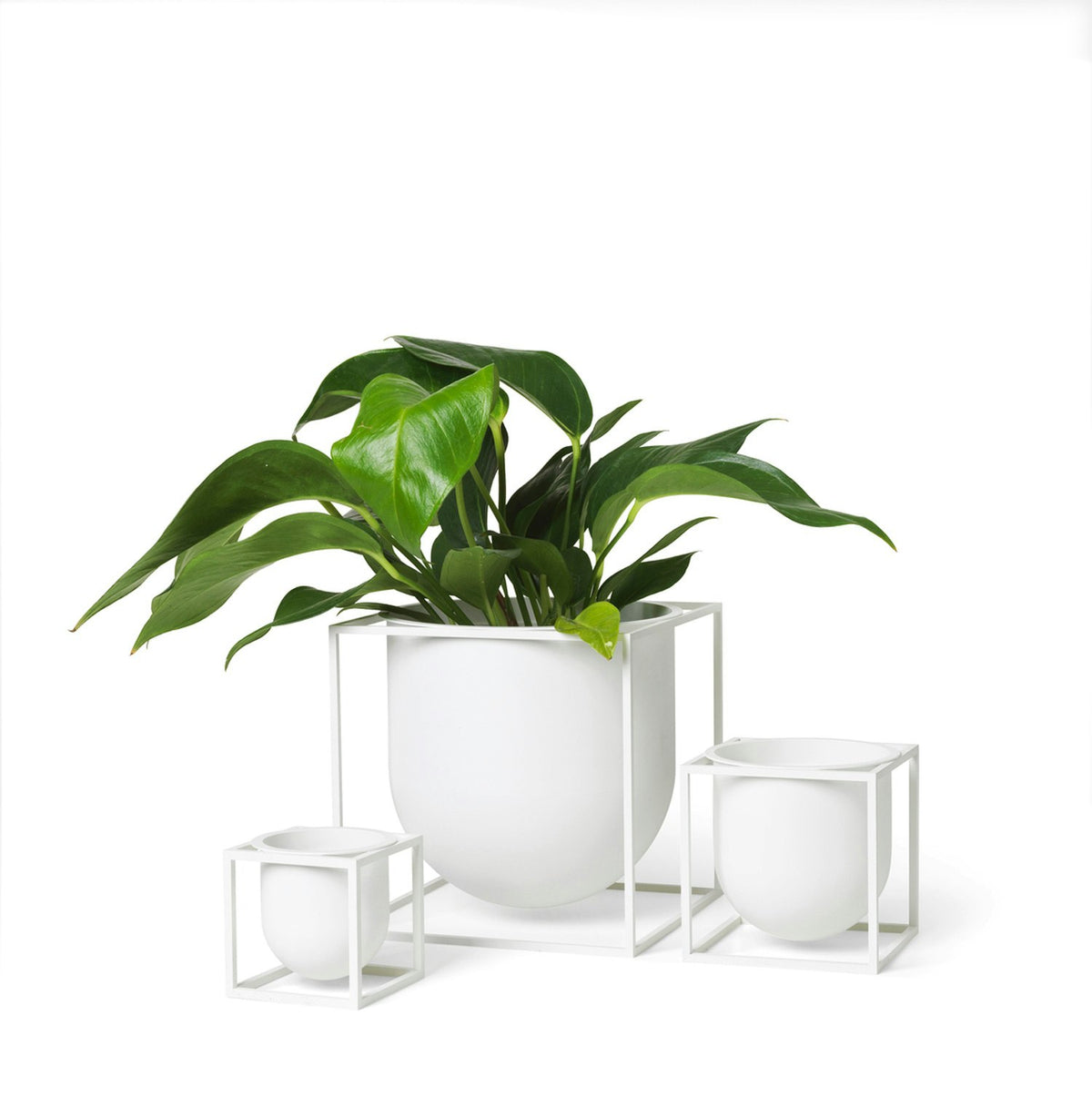 By Lassen Kubus Flowerpot 10, White