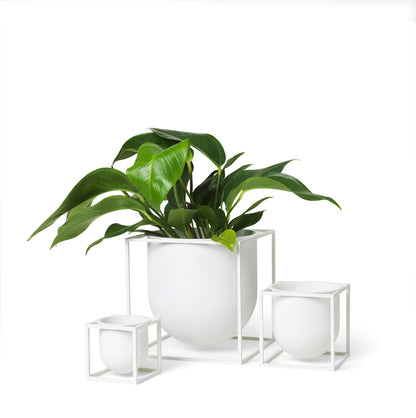 By Lassen Kubus Flowerpot 10, White