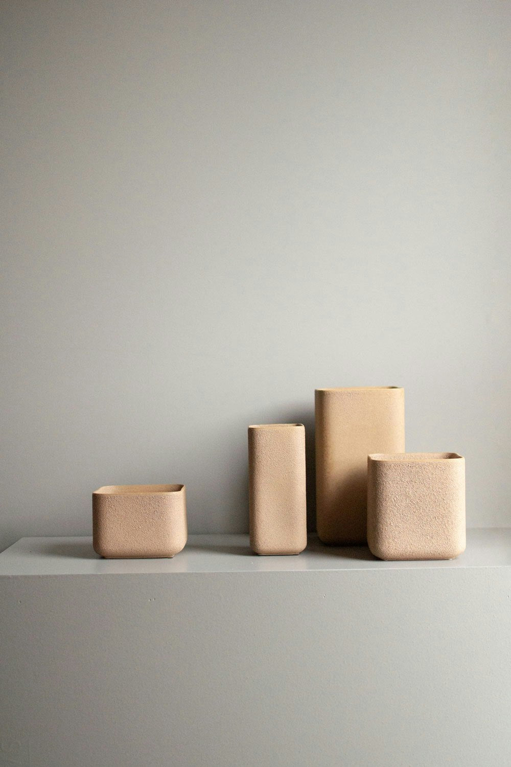 DBKD Cube Topf Klein H15 Cm, Sand