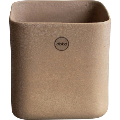DBKD Cube Topf Klein H15 Cm, Sand