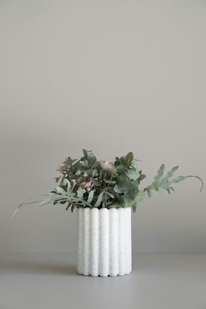 DBKD Mist Blumentopf, Medium/ White Dot