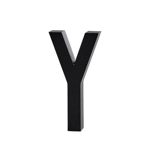  Design Letters, Grau Aluminiumbuchstaben, Y