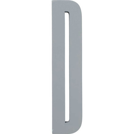 Design Letters, Grau Holzbuchstaben, D