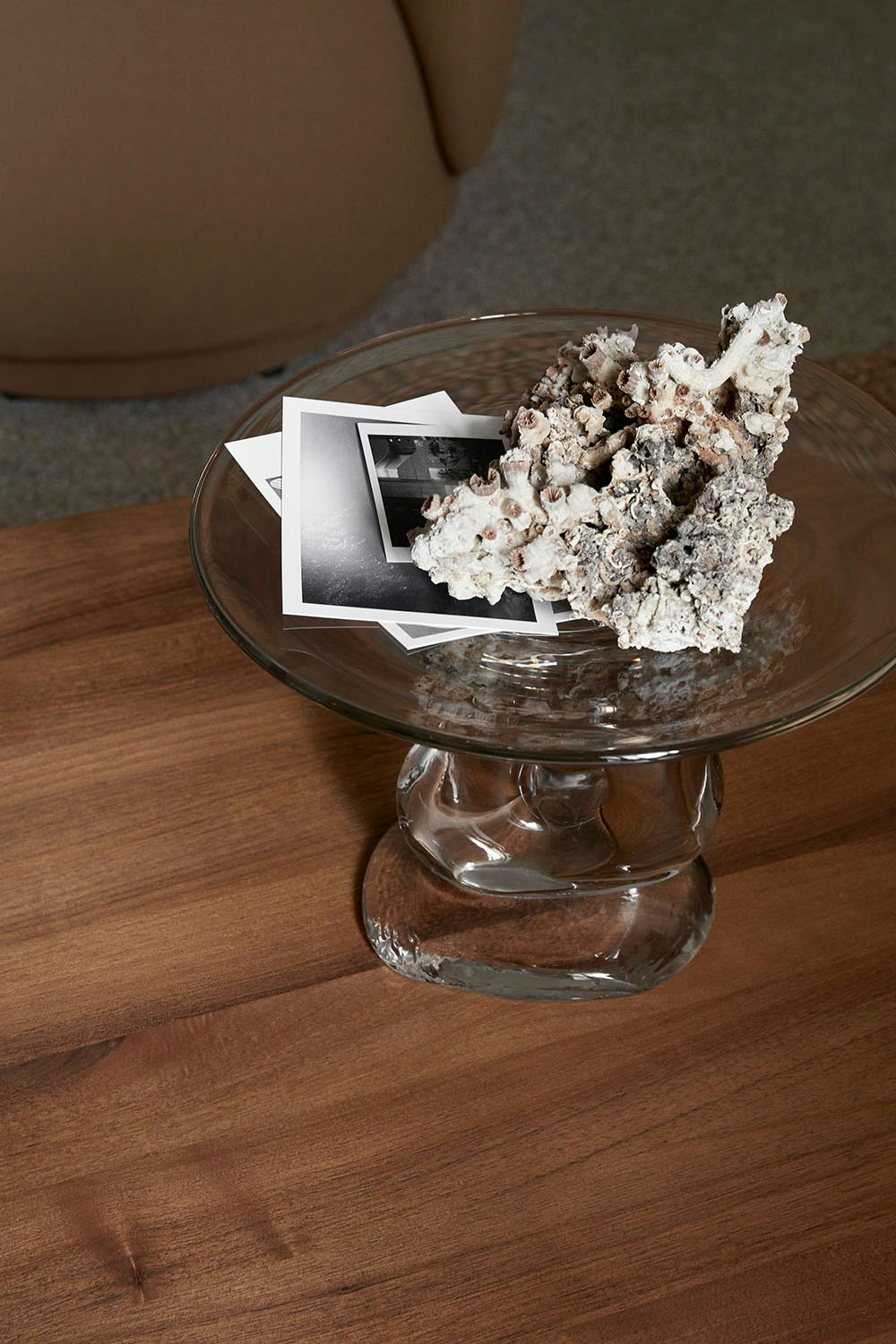 Ferm LIVING Damo Centrepiece Servierplatte, Transparent