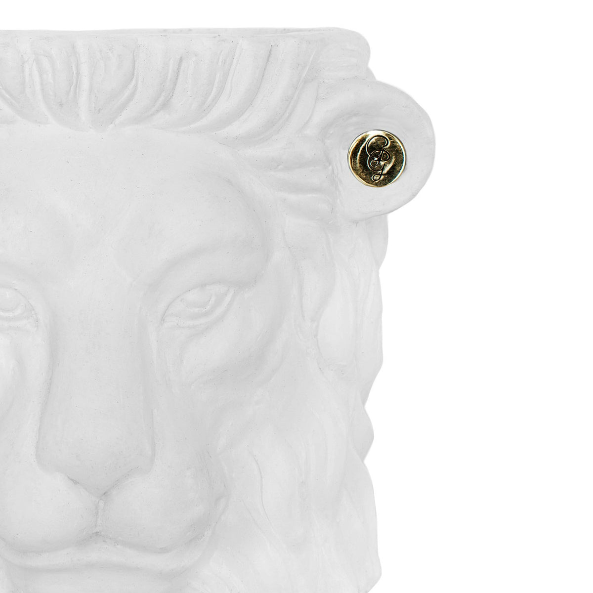  Garden Glory Lion Pot Topf S, Weiss