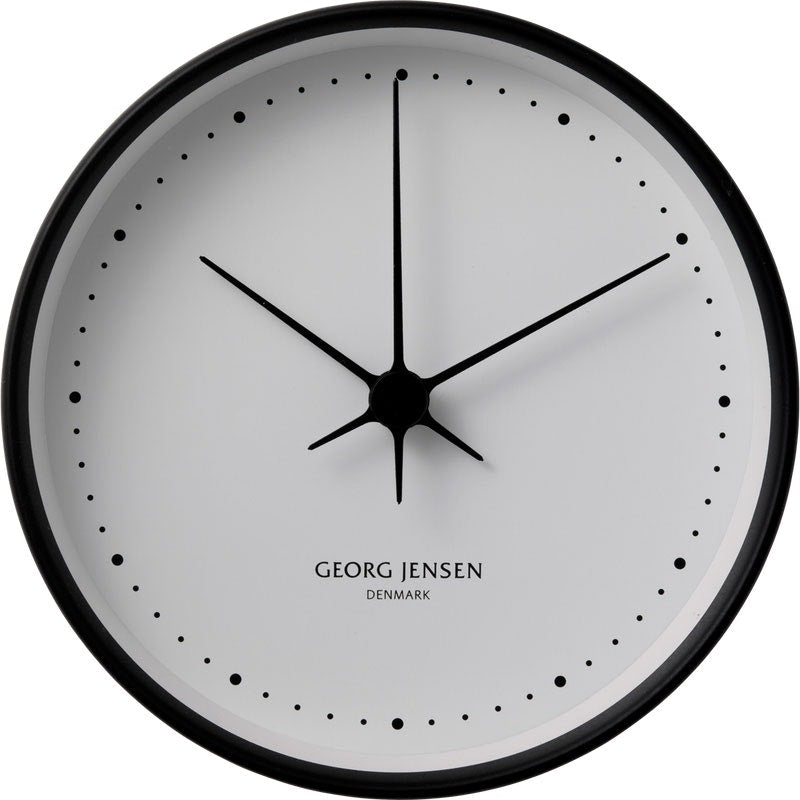 Georg Jensen Henning Koppel Uhr, Schwarz