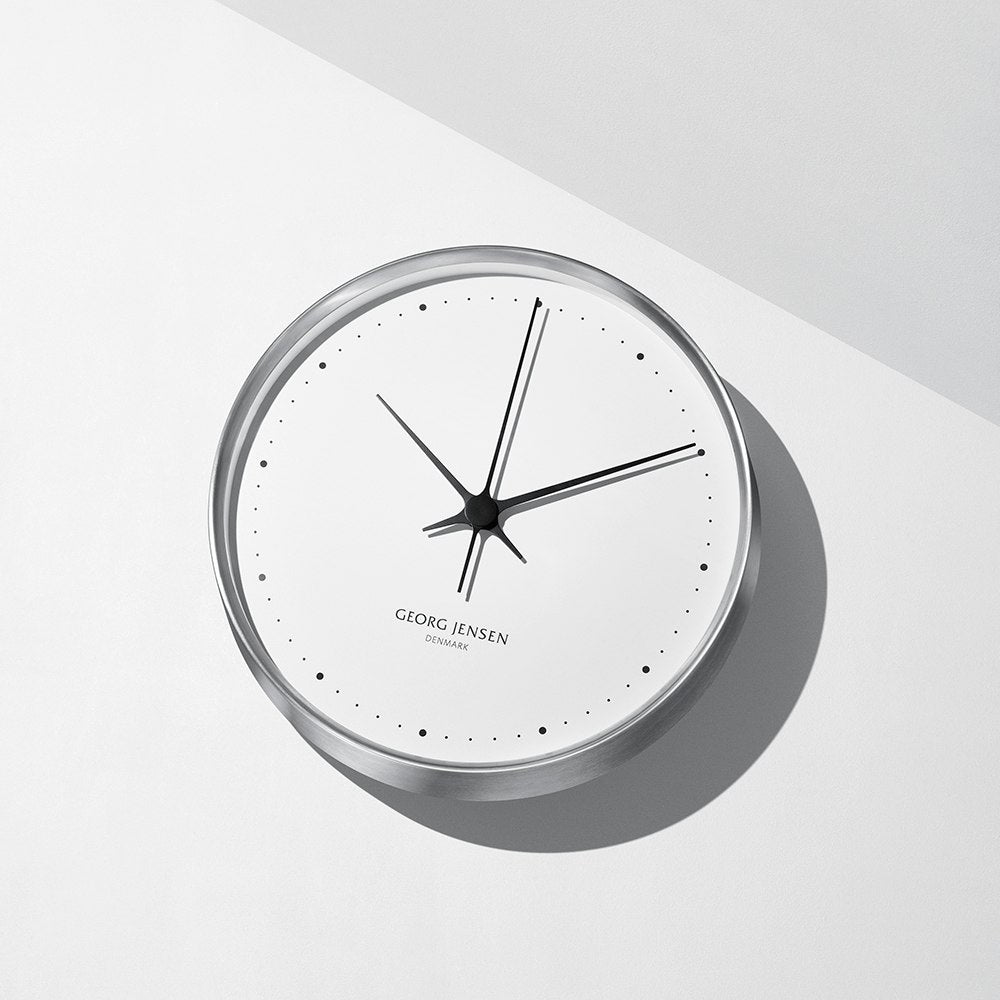 Georg Jensen Koppel Wall Clock, Stainless Steel