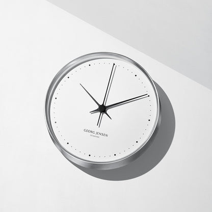 Georg Jensen Koppel Wall Clock, Stainless Steel