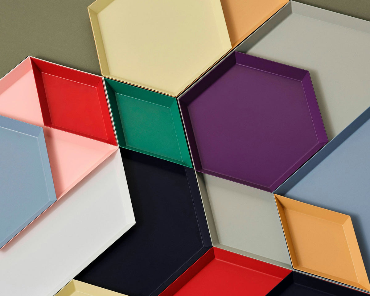 Hay Kaleido XL Tablett, Grau
