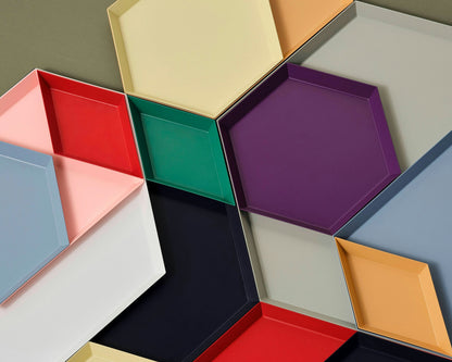 Hay Kaleido XL Tablett, Grau