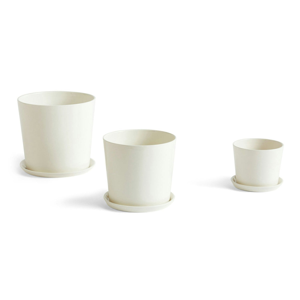 Hay Botanical Topf Mit Teller Off-white , 22 Cm