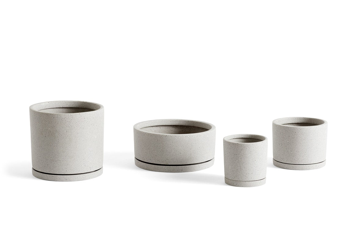 Hay Plant Pot Blumentopf L, Grau