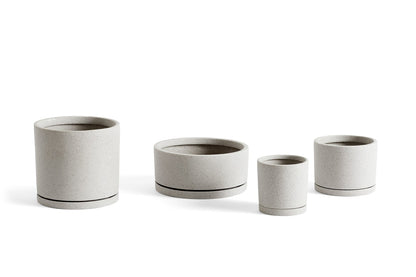 Hay Plant Pot Blumentopf L, Grau