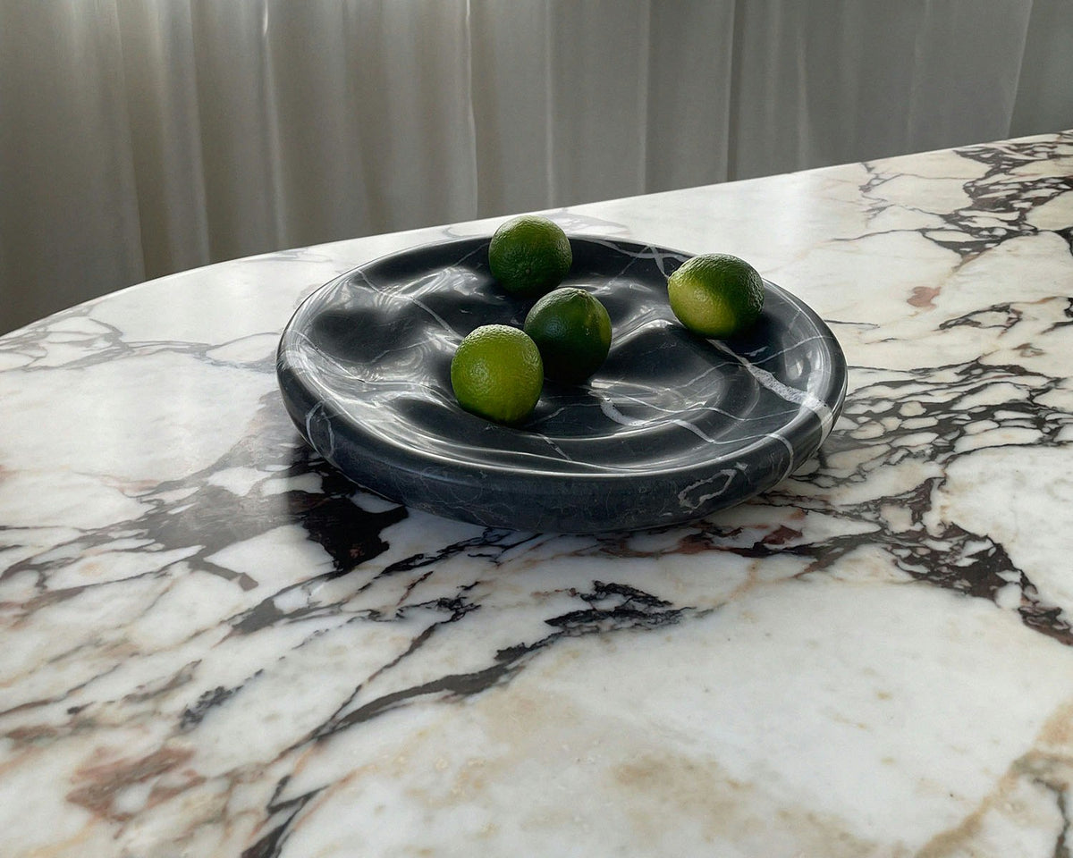  Ripple Marble Schüssel, Schwarz