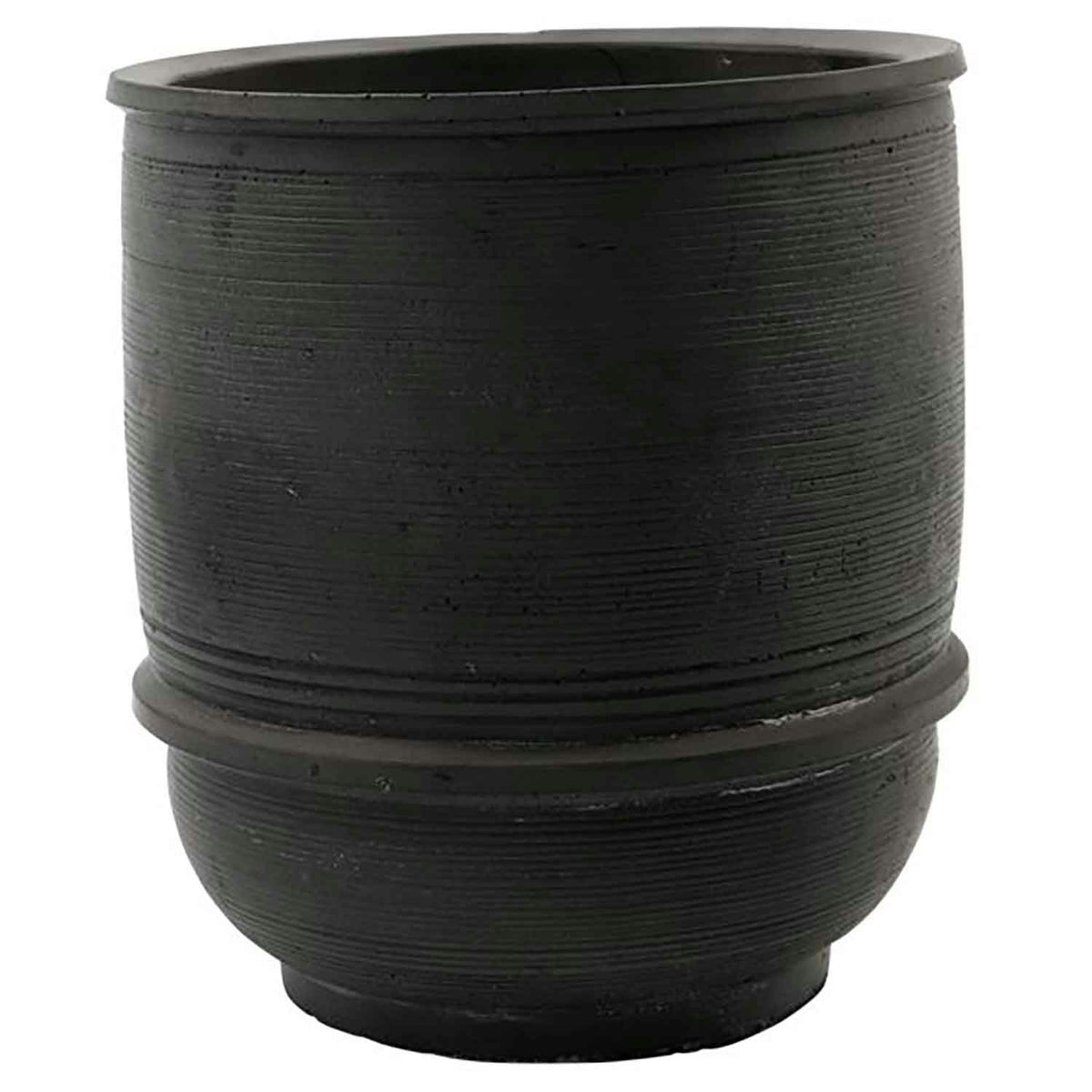 House Doctor Ground Topf Dunkelgrau, Ø18 Cm H20 Cm
